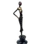 Bronze Moma 30 cm marron n°11 Bronzes d'Afrique