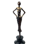 Bronze Moma 30 cm marron n°11 Bronzes d'Afrique