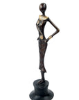 Bronze Moma 30 cm marron n°11 Bronzes d'Afrique