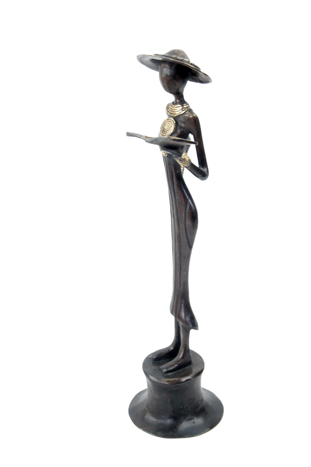 Bronze Moma 30 cm marron n°14 Bronzes d'Afrique