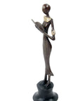 Bronze Moma 30 cm marron n°15 Bronzes d'Afrique