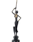 Bronze Moma 30 cm marron n°16 Bronzes d'Afrique