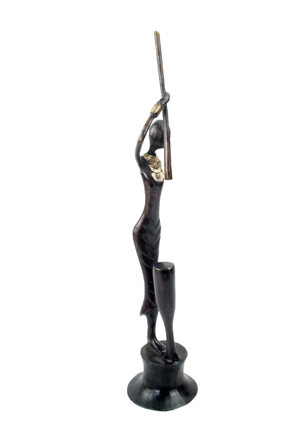 Bronze Moma 30 cm marron n°16 Bronzes d'Afrique