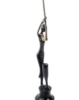 Bronze Moma 30 cm marron n°16 Bronzes d'Afrique