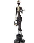 Bronze Moma 30 cm marron n°17 Bronzes d'Afrique
