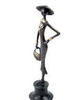 Bronze Moma 30 cm marron n°18 Bronzes d'Afrique