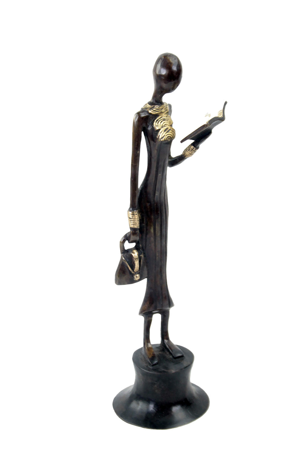 Bronze Moma 30 cm marron n°19 Bronzes d'Afrique