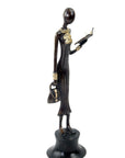 Bronze Moma 30 cm marron n°19 Bronzes d'Afrique