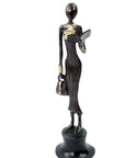 Bronze Moma 30 cm marron n°19 Bronzes d'Afrique