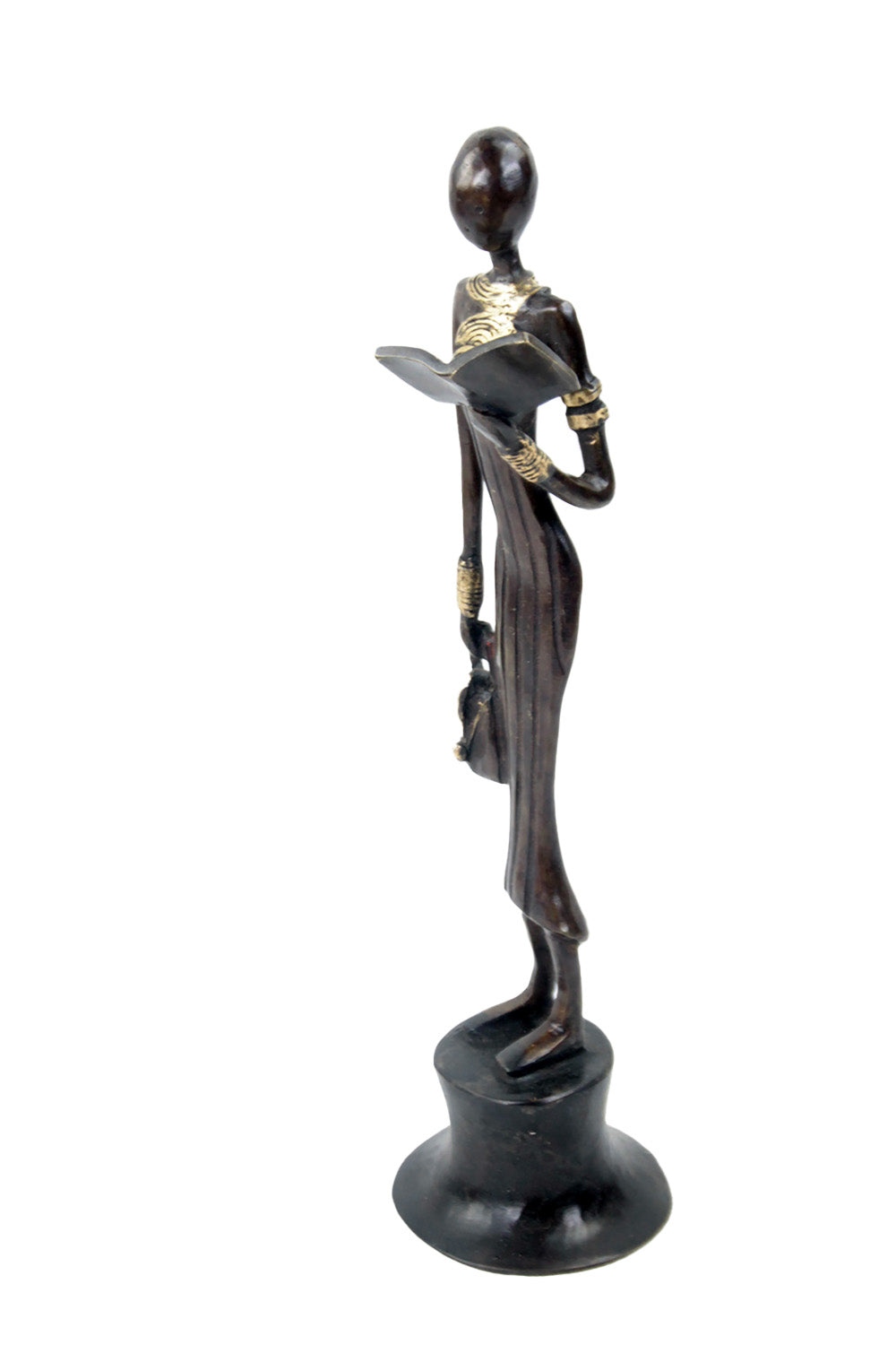 Bronze Moma 30 cm marron n°19 Bronzes d'Afrique