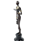Bronze Moma 30 cm marron n°19 Bronzes d'Afrique