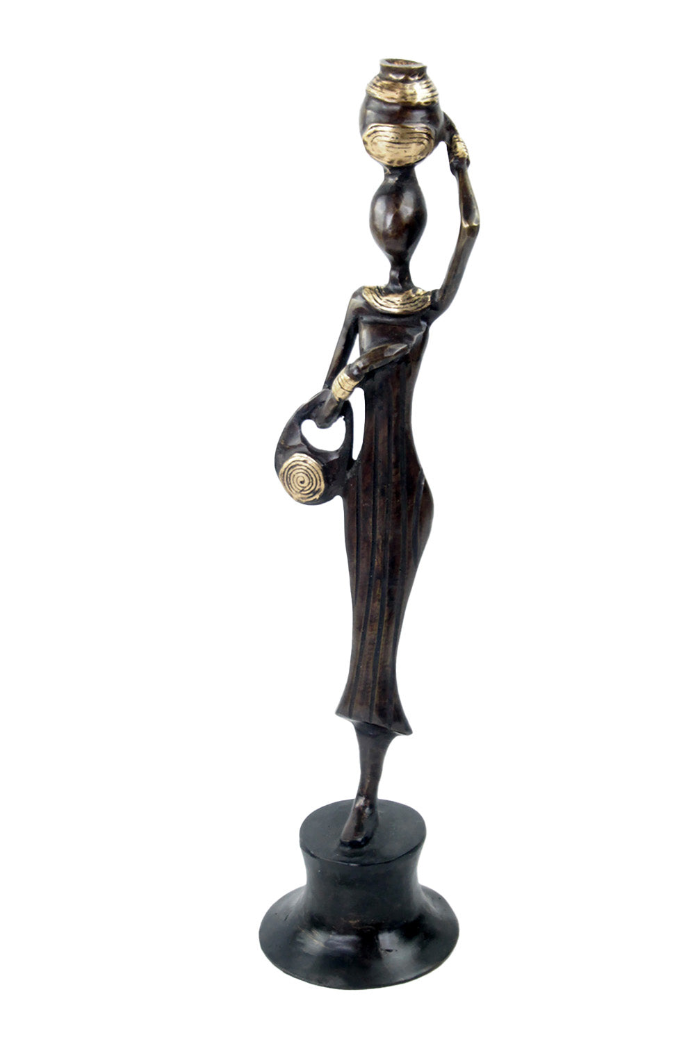 Bronze Moma 30 cm marron n°20 Bronzes d'Afrique