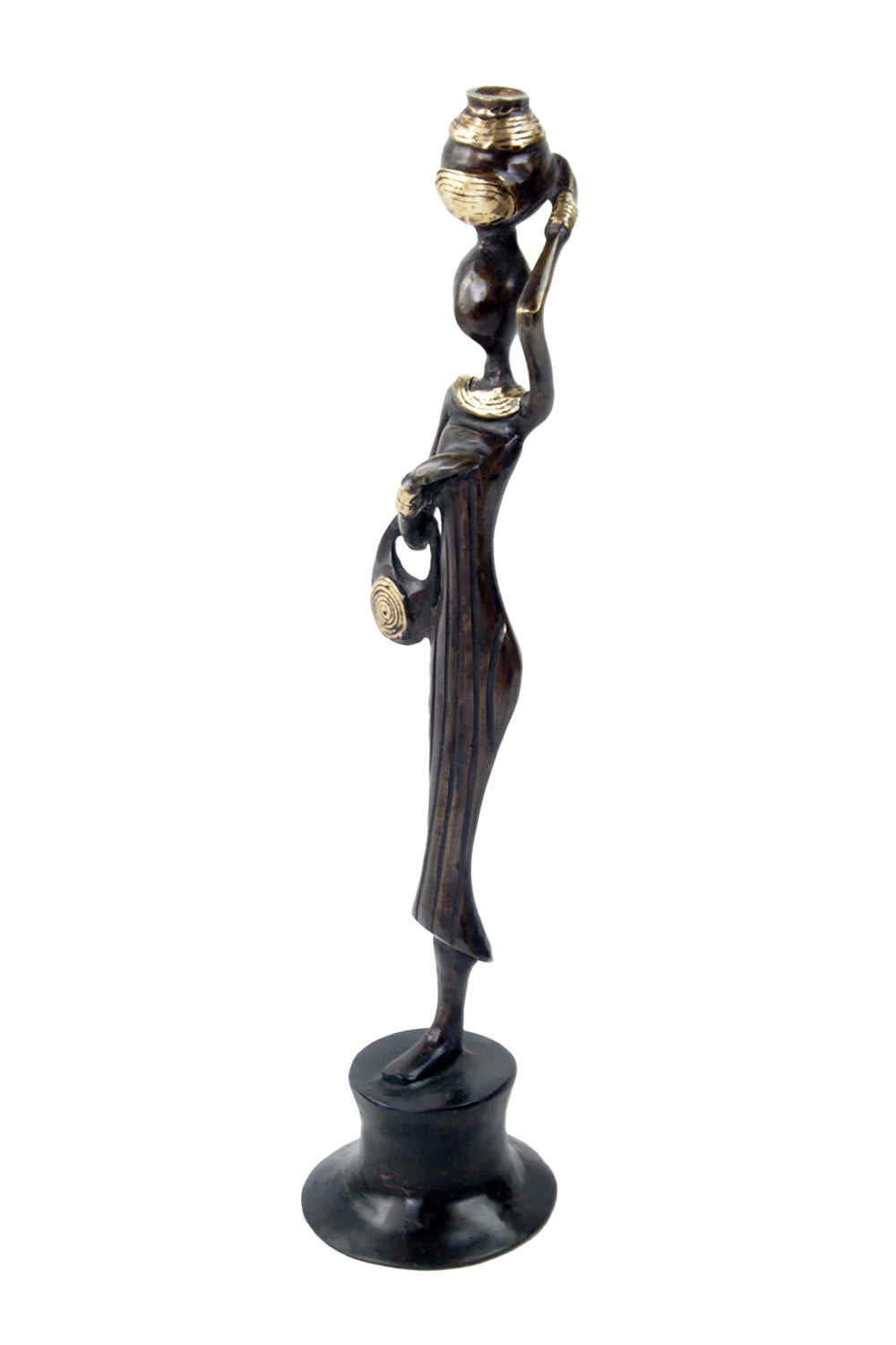 Bronze Moma 30 cm marron n°20 Bronzes d'Afrique