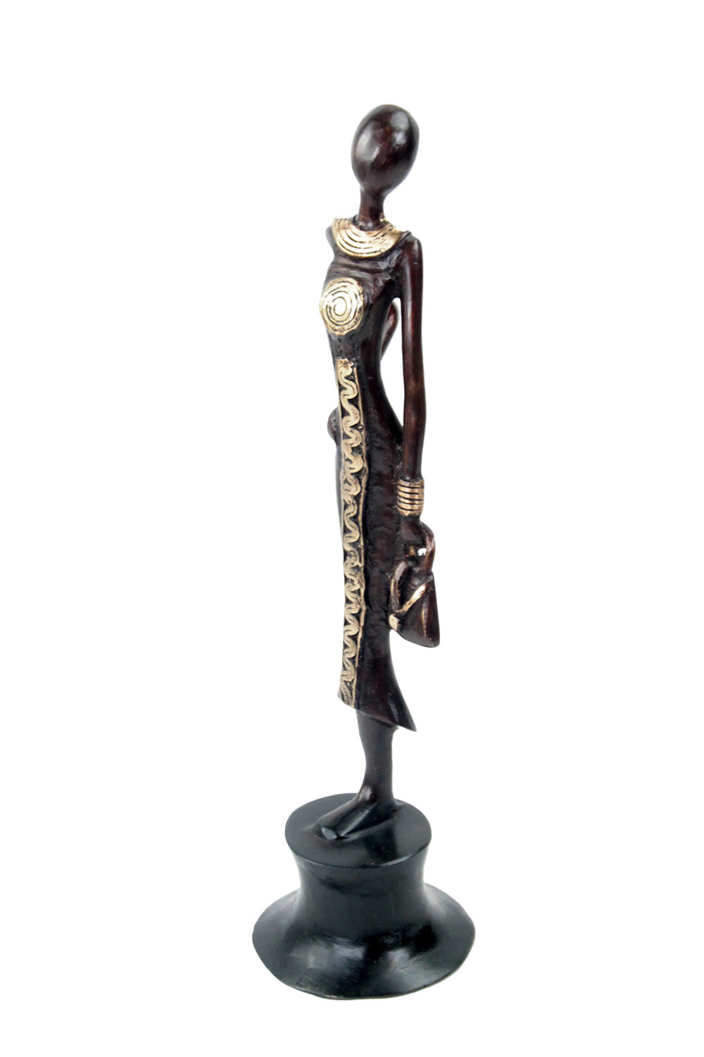 Bronze Moma 30 cm marron n°21 Bronzes d'Afrique