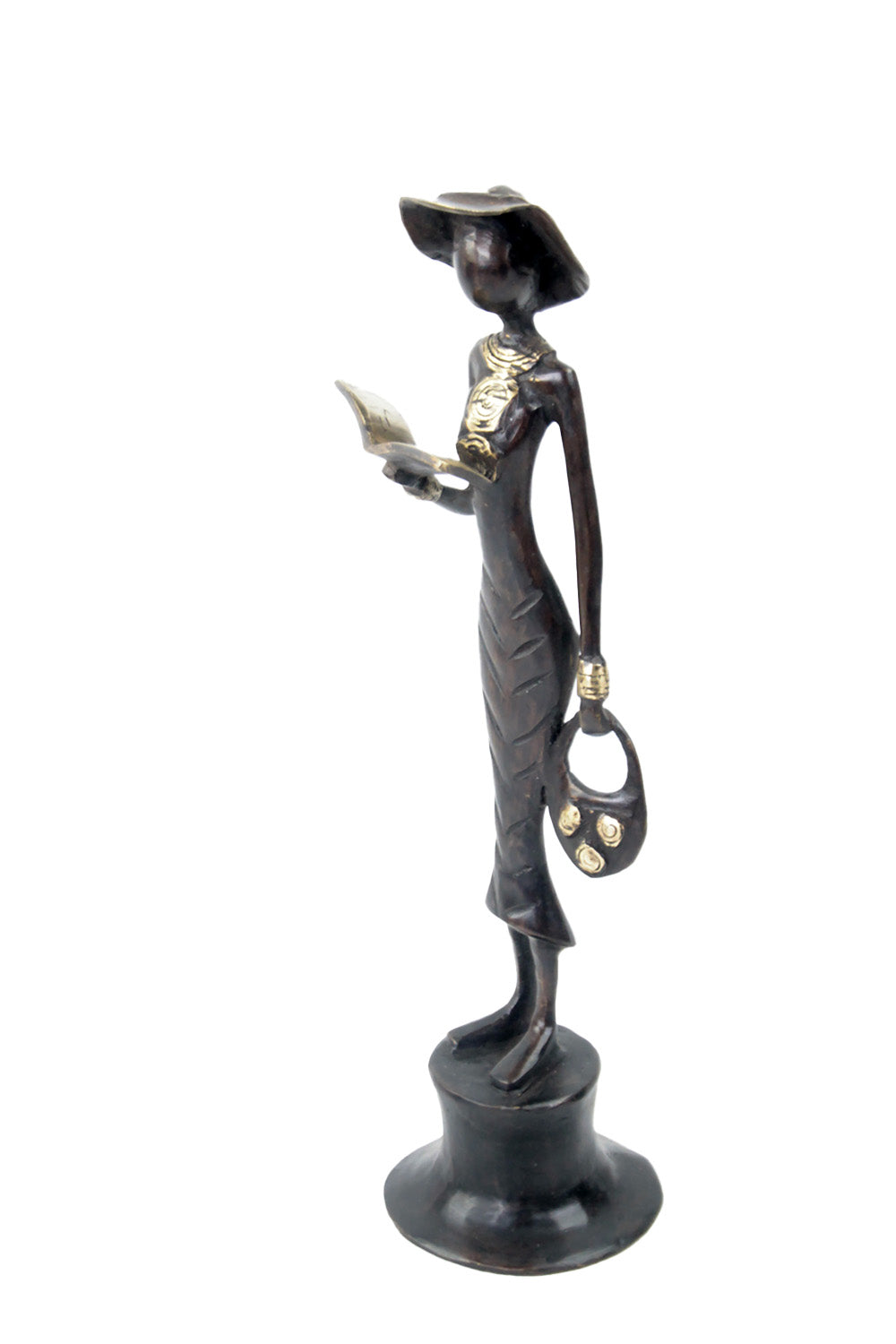 Bronze Moma 30 cm marron n°22 Bronzes d'Afrique