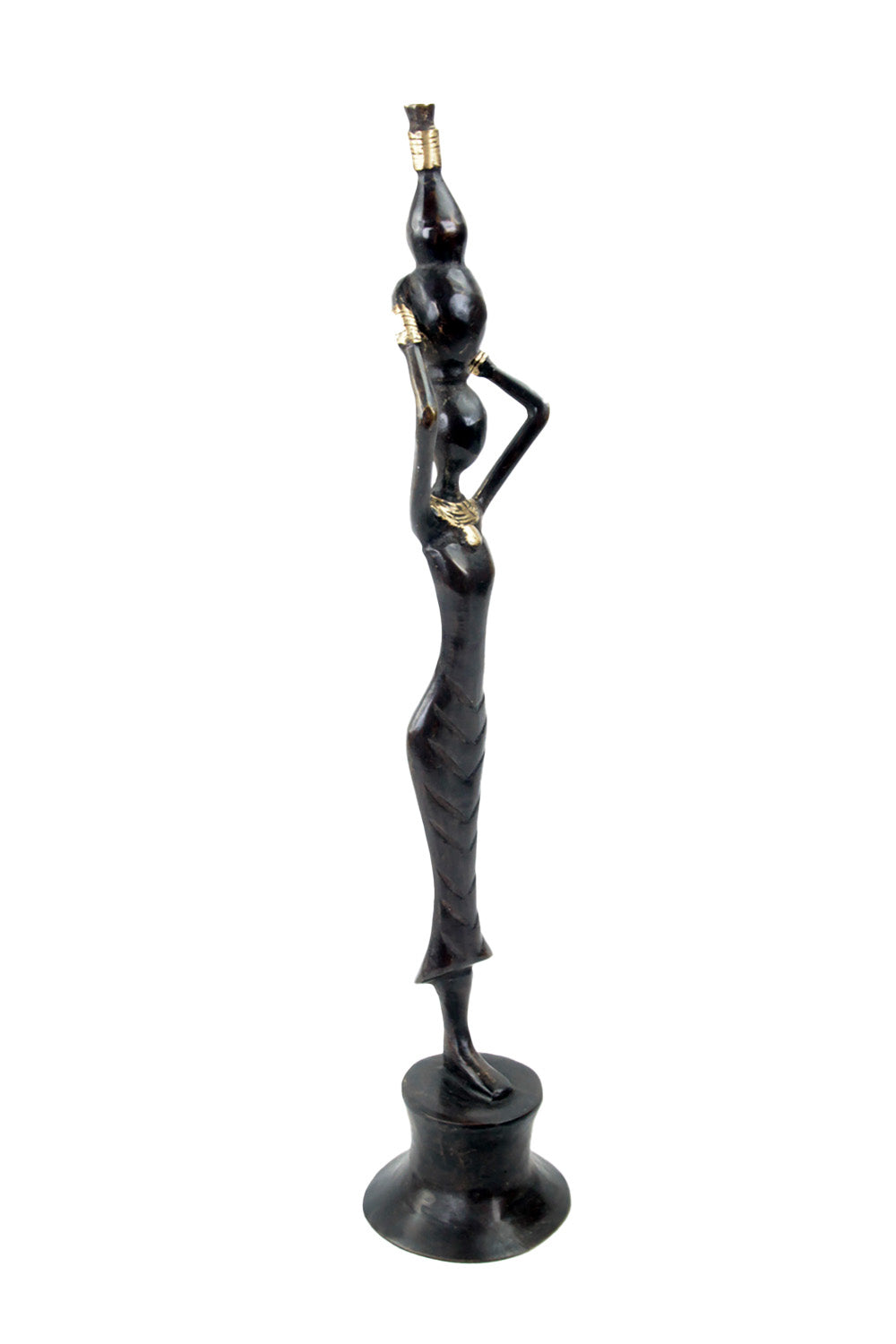 Bronze Moma 30 cm marron n°23 Bronzes d'Afrique
