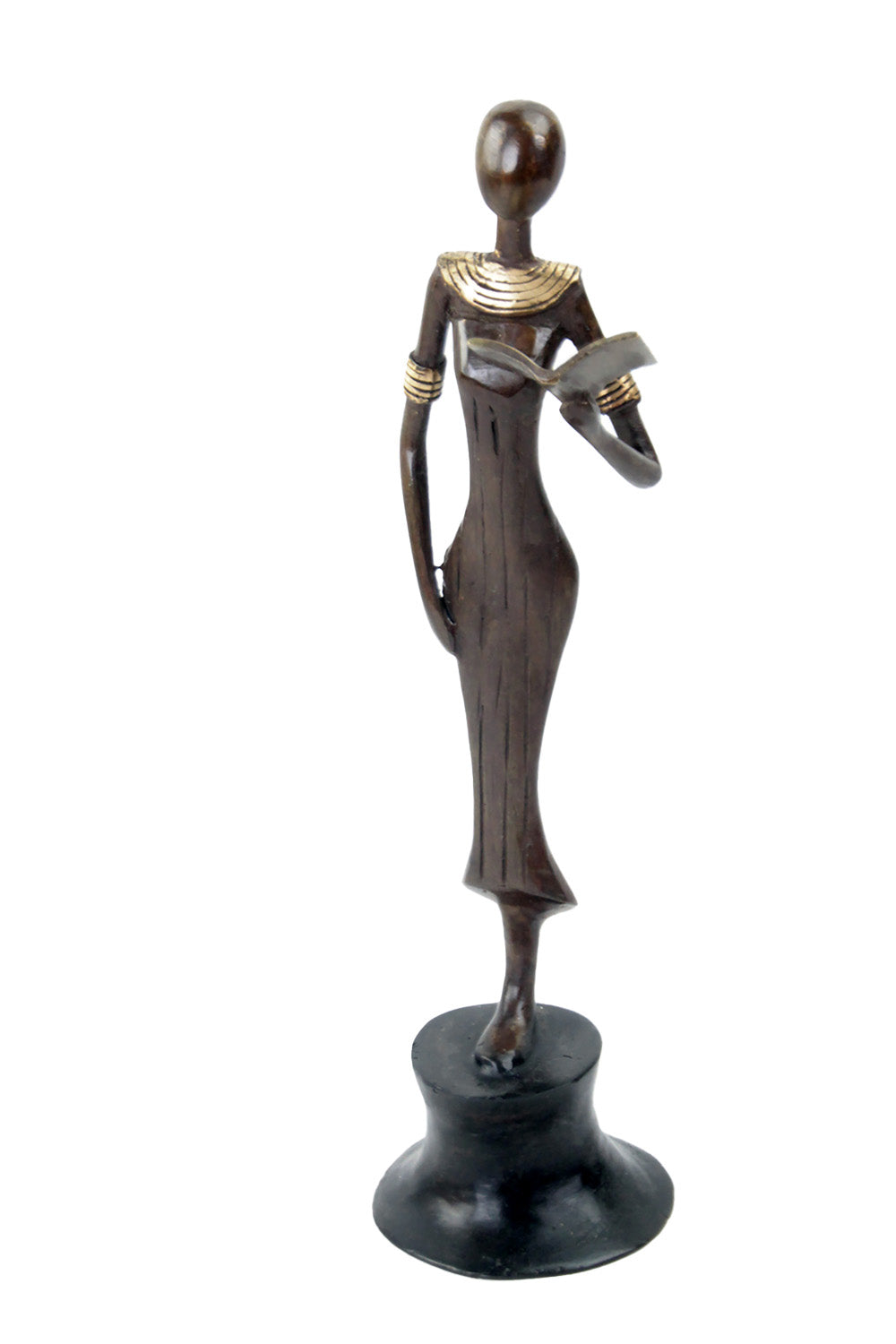 Bronze Moma 30 cm marron n°24 Bronzes d'Afrique