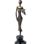 Bronze Moma 30 cm marron n°24 Bronzes d'Afrique
