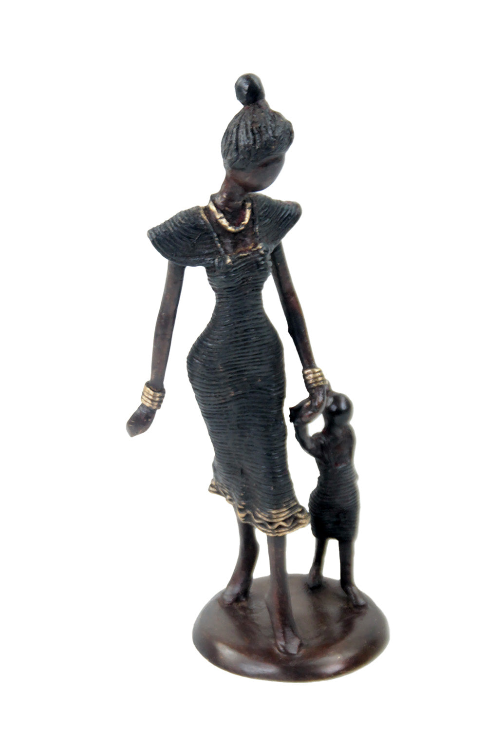 Bronze Ibrahim Dermé 25 cm noir n°2 Bronzes d'Afrique