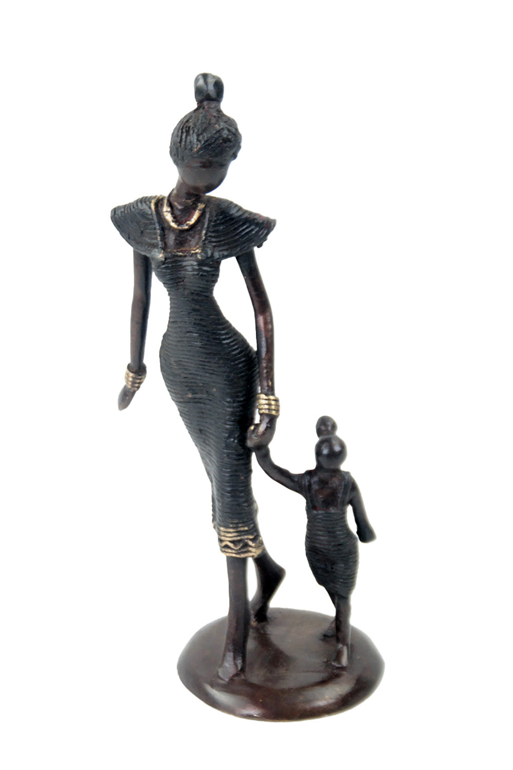 Bronze Ibrahim Dermé 25 cm noir n°2 Bronzes d'Afrique