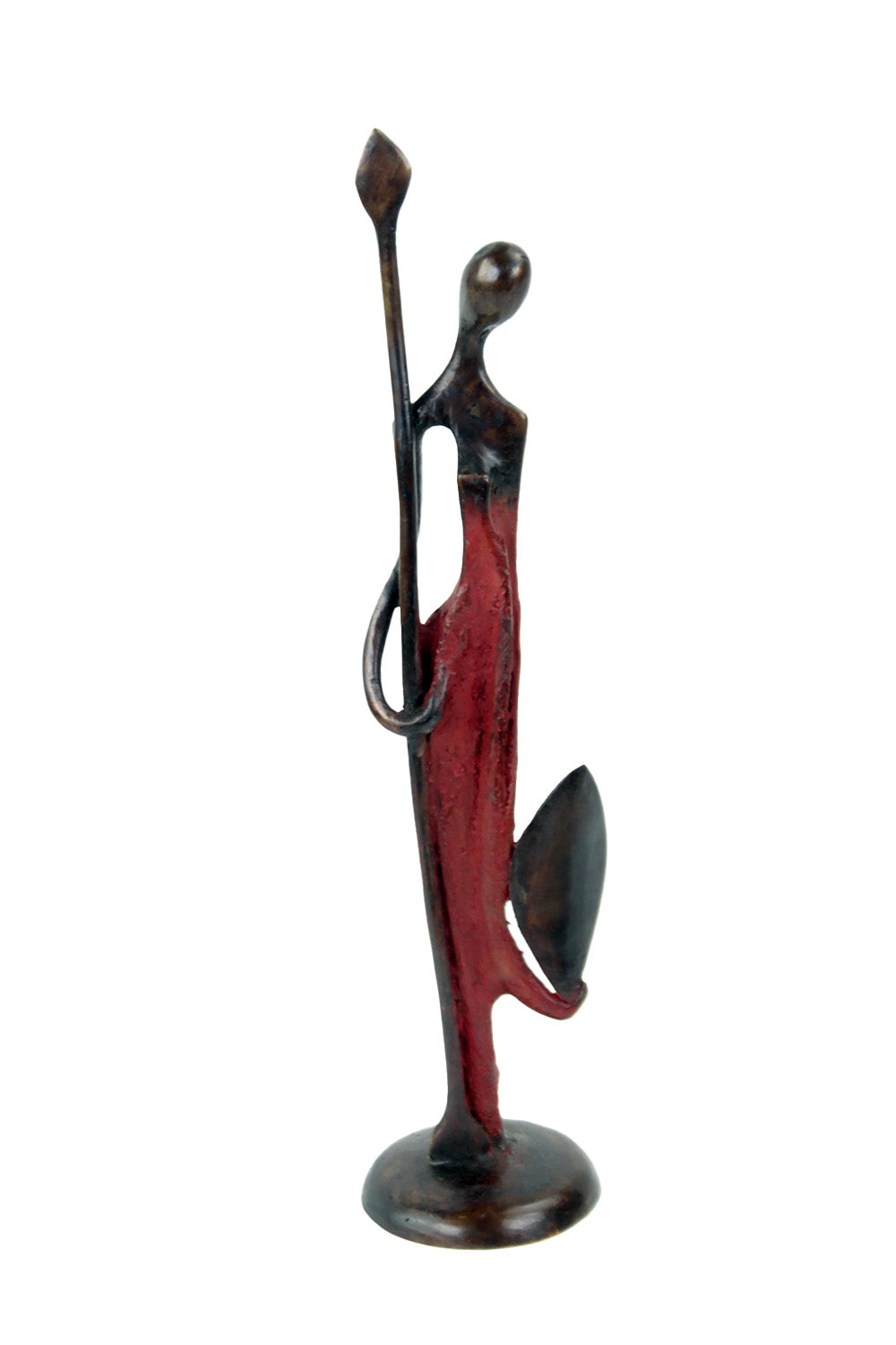 Bronze d'Abdoulaye 25cm rouge n°2 Bronzes d'Afrique