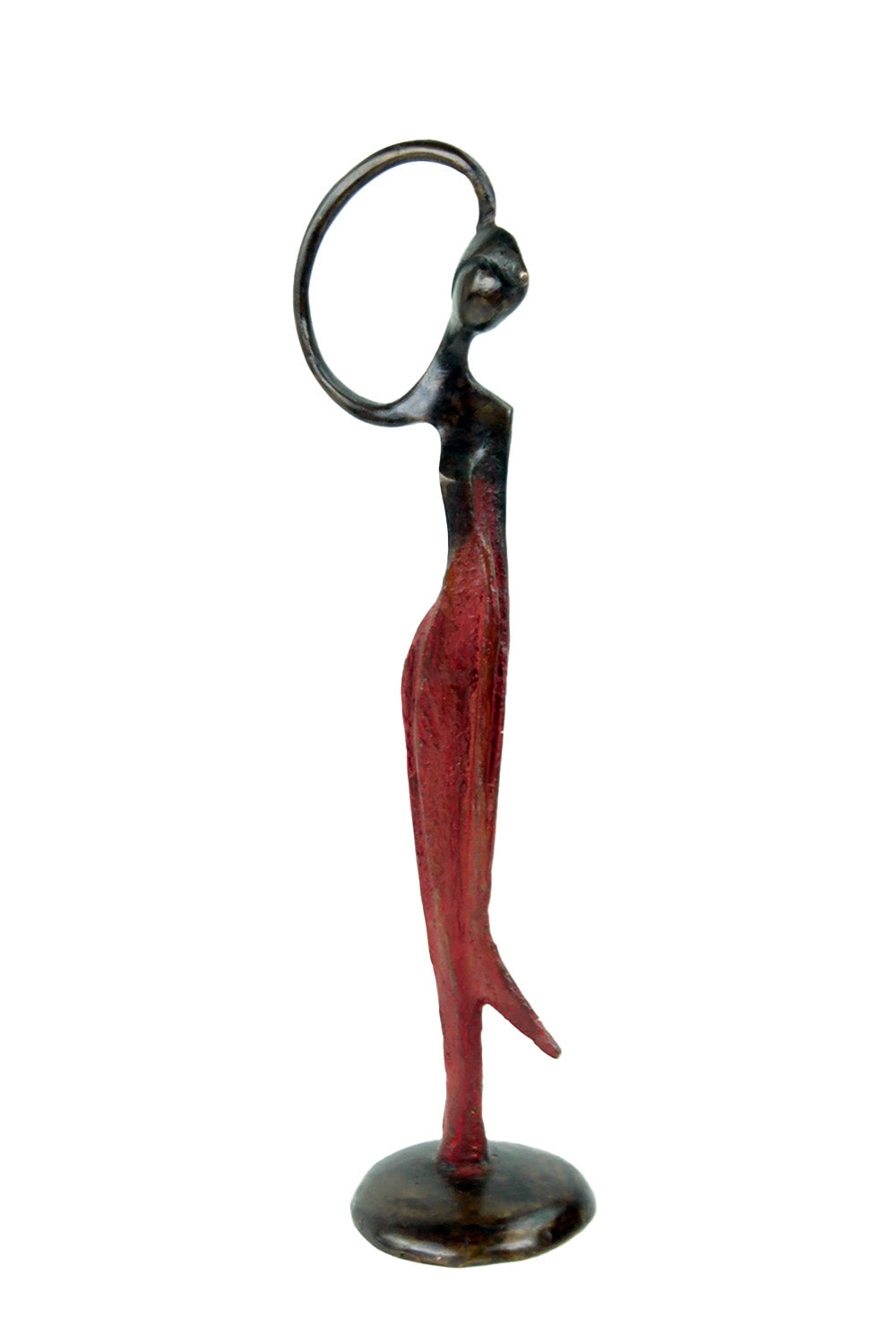 Bronze d'Abdoulaye 25cm rouge n°5 Bronzes d'Afrique