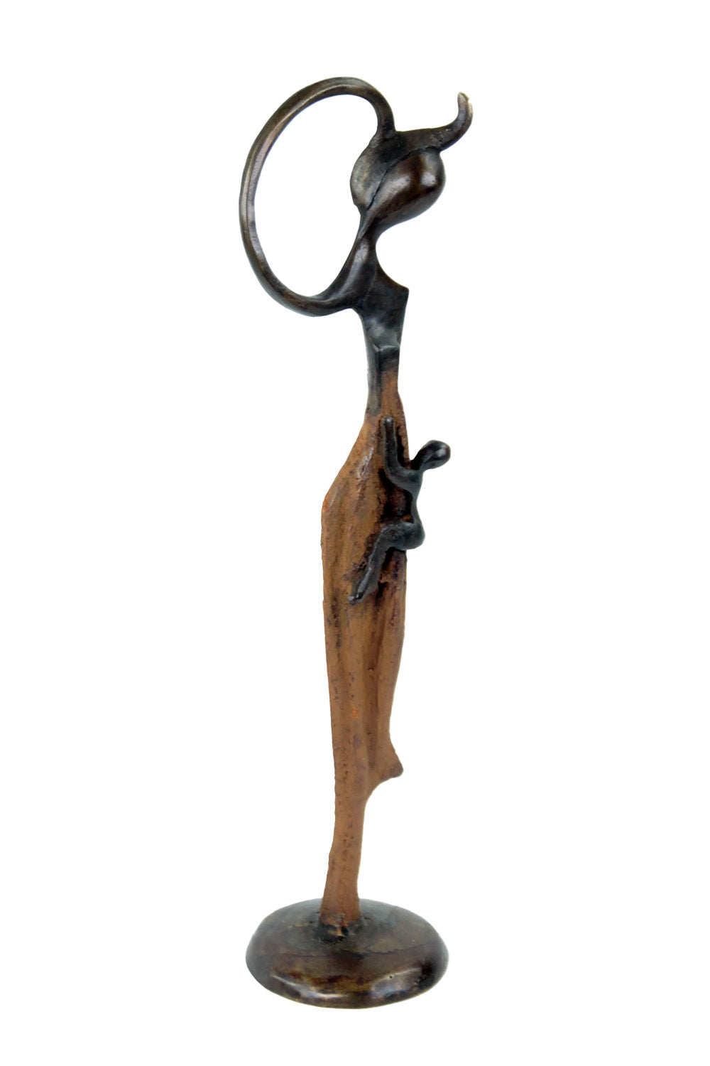 Bronze d'Abdoulaye 25cm marron n°5 Bronzes d'Afrique