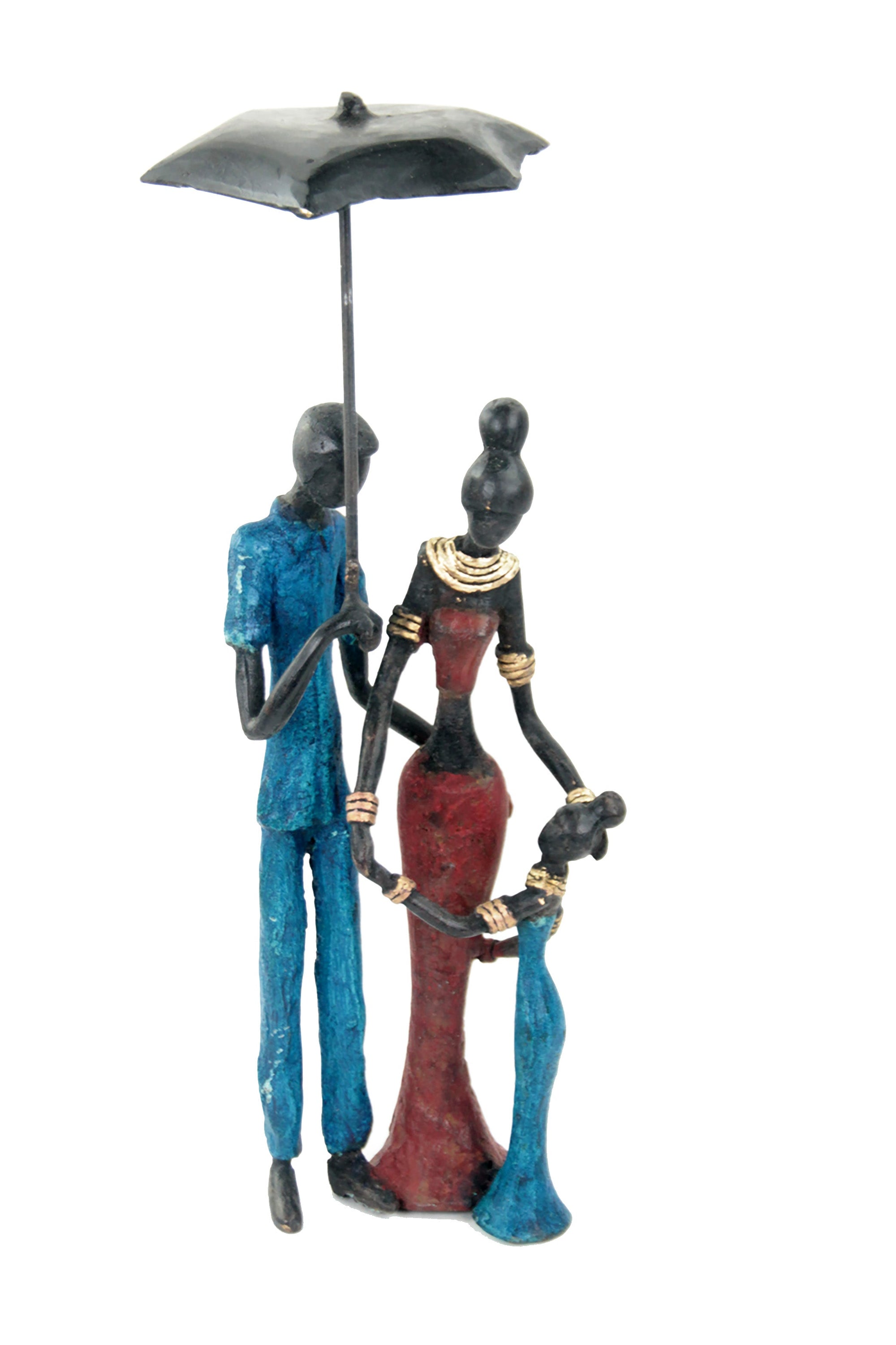 Bronze Mohamadi Dermé couple 20 cm n°9 Bronzes d'Afrique