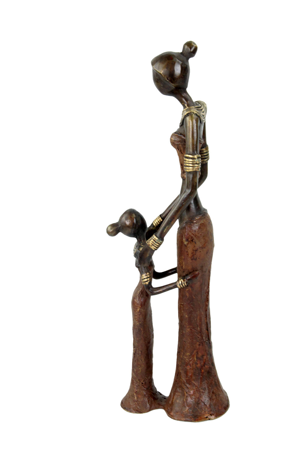 Bronze Mohamadi Dermé 30 cm marron n°3 Bronzes d'Afrique