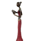 Bronze Mohamadi Dermé 30 cm rouge n°3 Bronzes d'Afrique
