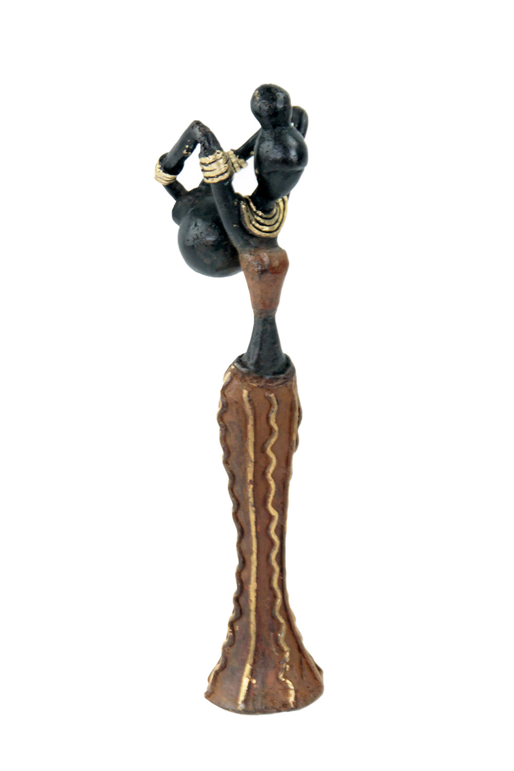 Bronze Mohamadi Dermé 20 cm marron n°2 Bronzes d'Afrique