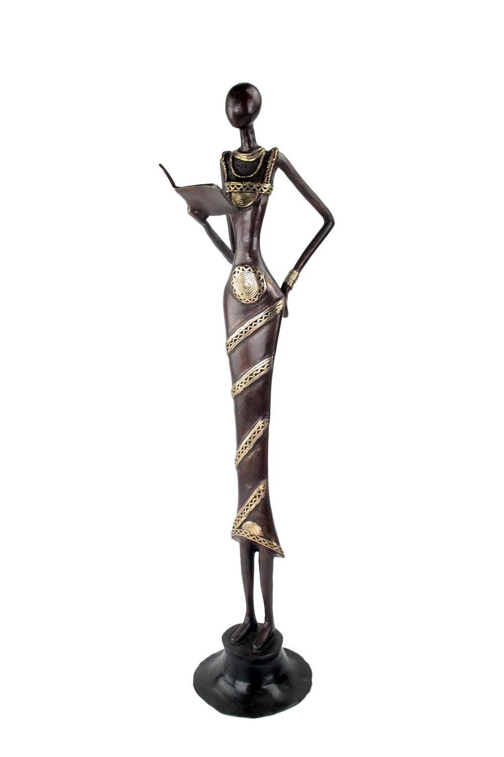 Bronze Moma 60 cm marron n°3 Bronzes d'Afrique