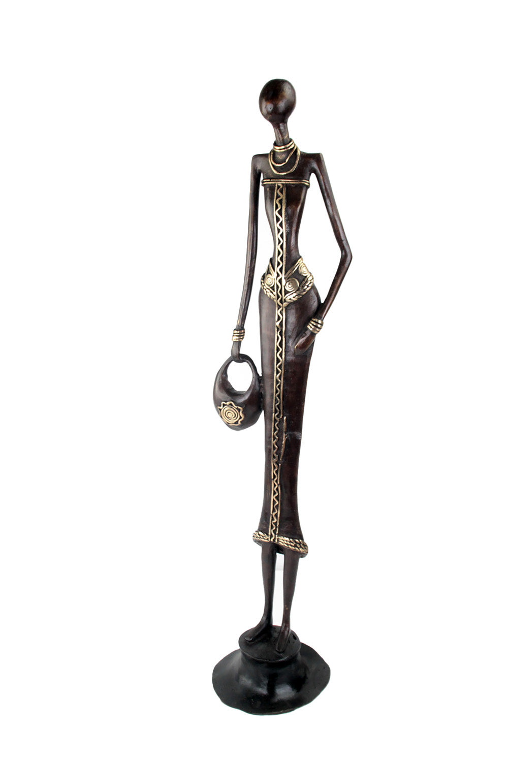 Bronze Moma 60 cm marron n°4 Bronzes d'Afrique