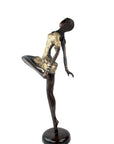 Bronze Issouf danseuse 55 cm doré n°1 Bronzes d'Afrique