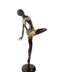Bronze Issouf danseuse 55 cm doré n°1 Bronzes d'Afrique