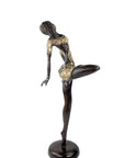 Bronze Issouf danseuse 55 cm doré n°1 Bronzes d'Afrique