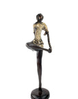 Bronze Issouf danseuse 55 cm doré n°1 Bronzes d'Afrique