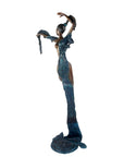 Bronze Issouf danseuse 70 cm bleu n°1 Bronzes d'Afrique