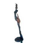 Bronze Issouf danseuse 70 cm bleu n°1 Bronzes d'Afrique