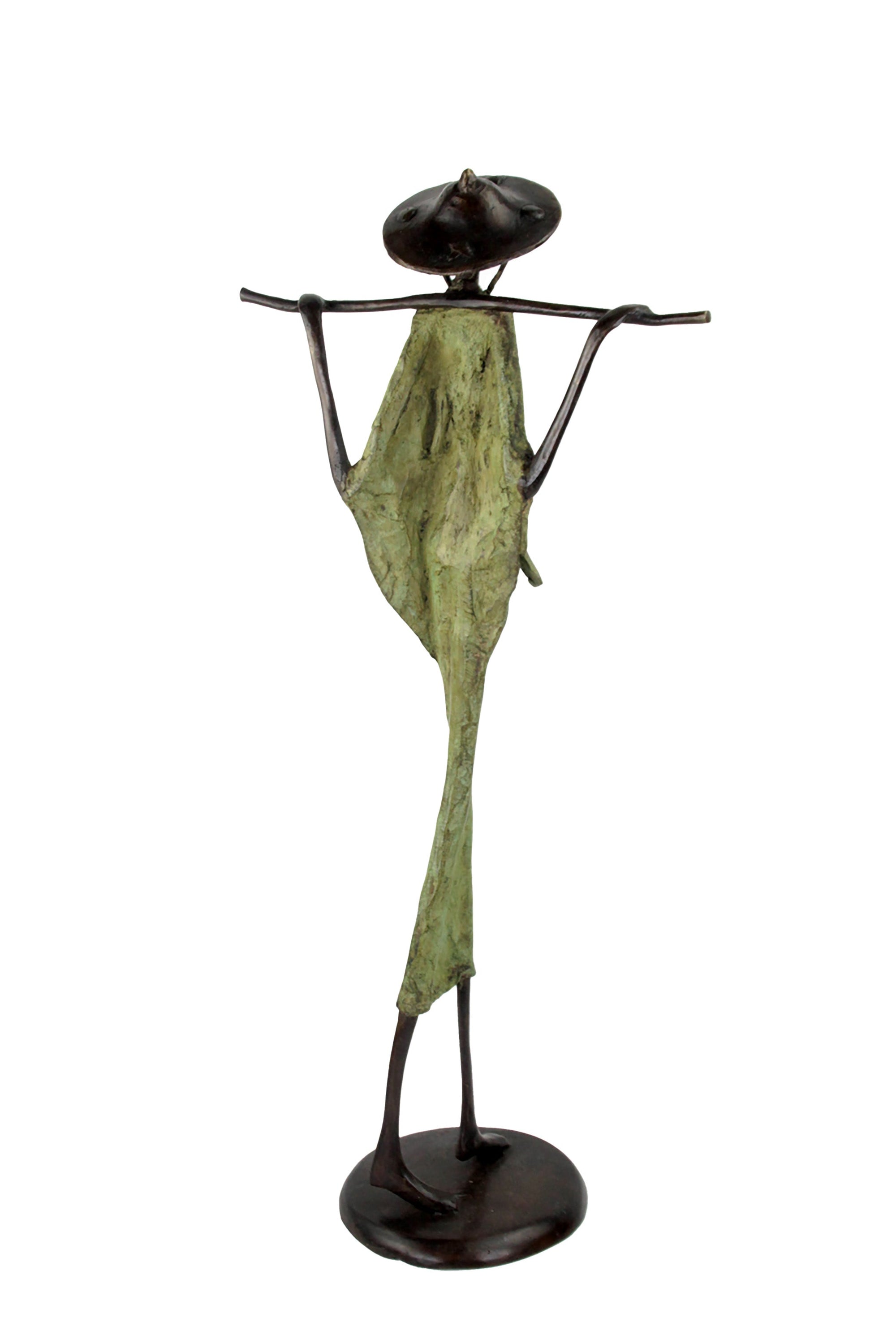 Touareg 55 cm vert n°5 Bronzes d'Afrique