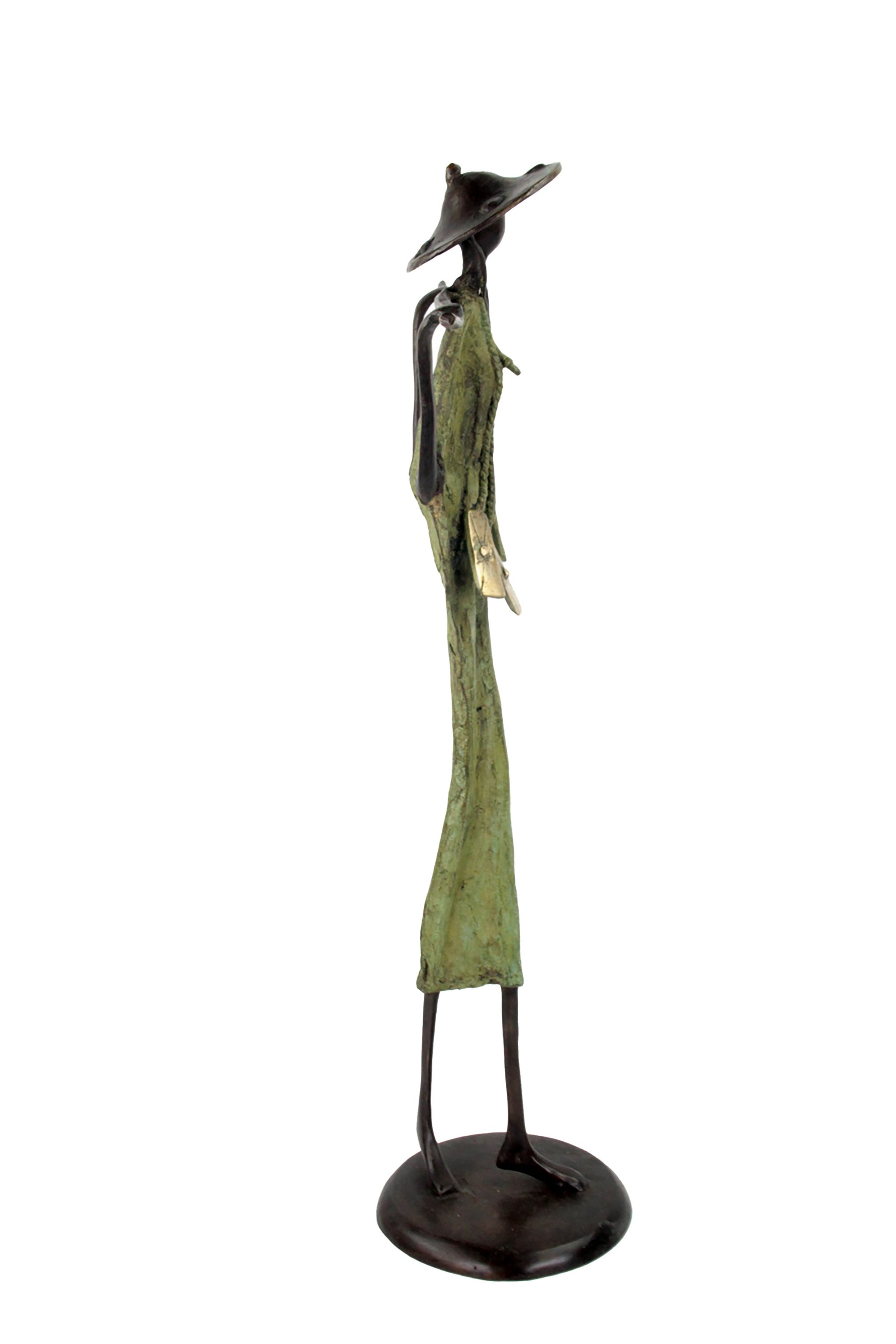 Touareg 55 cm vert n°5 Bronzes d'Afrique