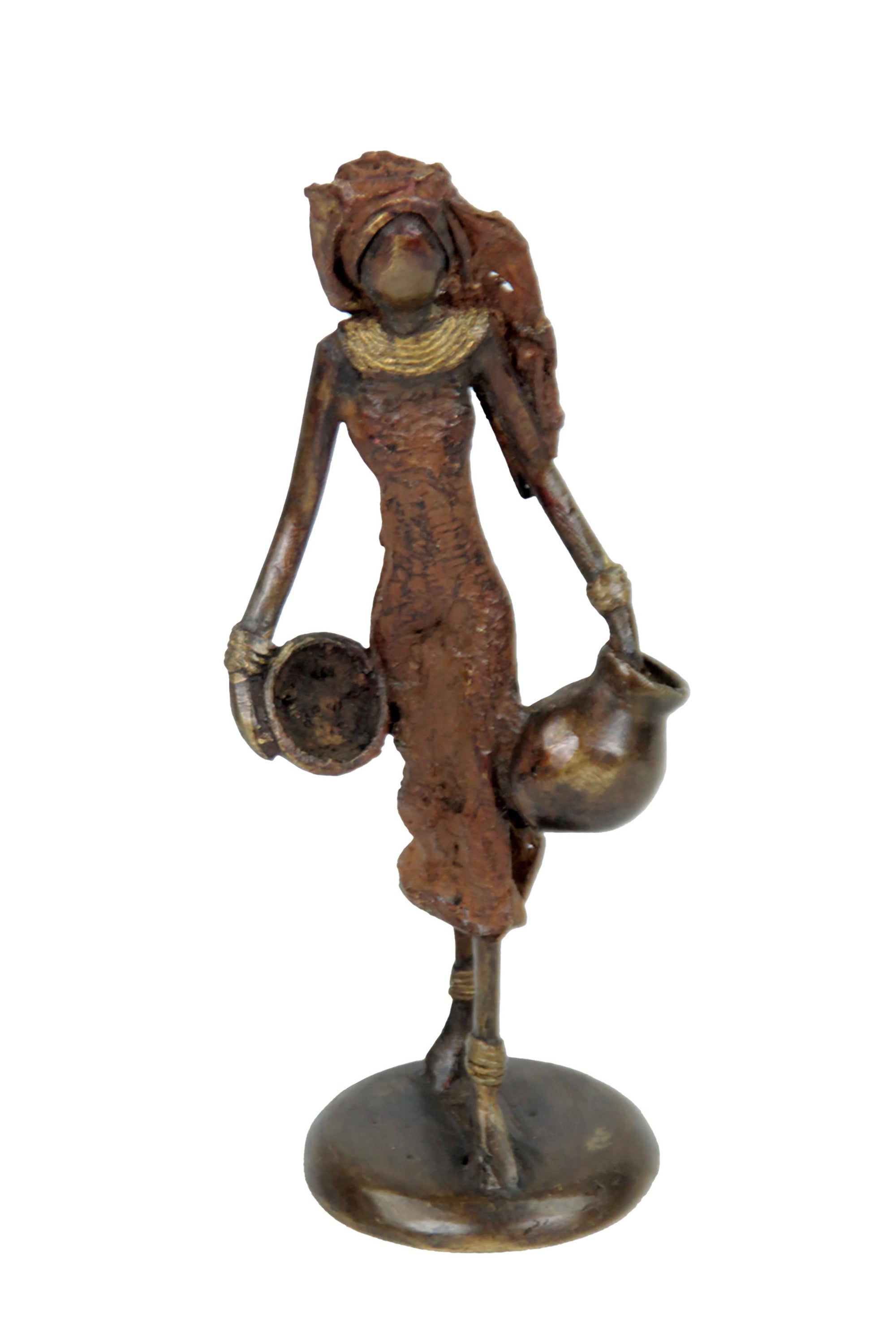 Bronze 15 cm marron n°9 Bronzes d'Afrique