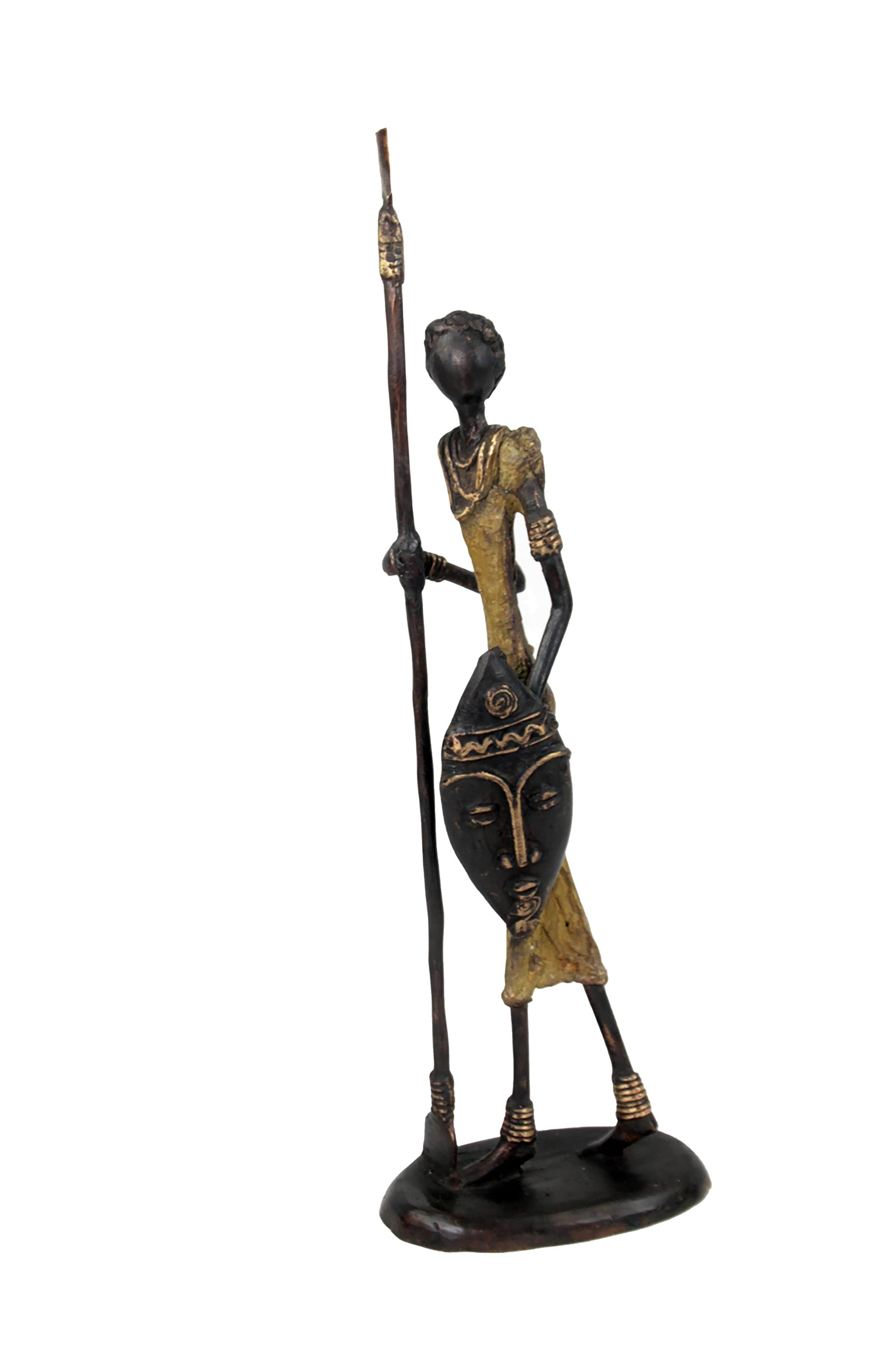 Bronze 35 cm vert n°10 Bronzes d'Afrique