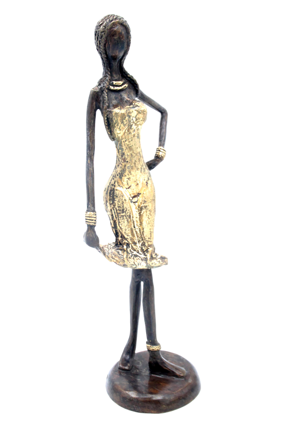 Bronze 40 cm doré n°4 Bronzes d'Afrique