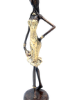 Bronze 40 cm doré n°4 Bronzes d'Afrique