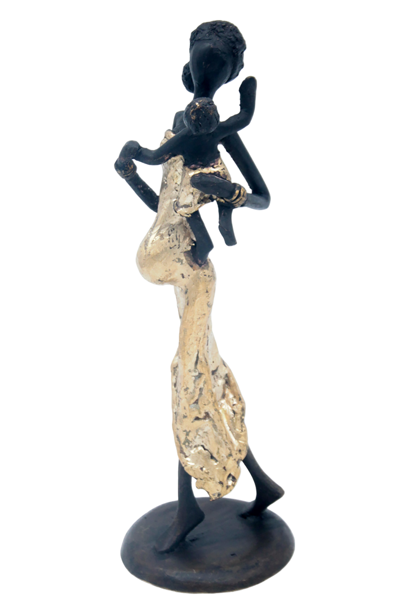 Bronze 25 cm doré n°4 Bronzes d'Afrique