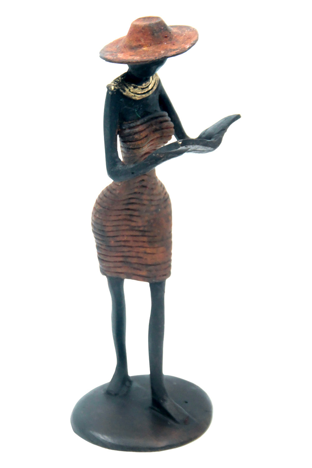 Bronze Ibrahim Dermé 20 cm marron n°2 Bronzes d'Afrique