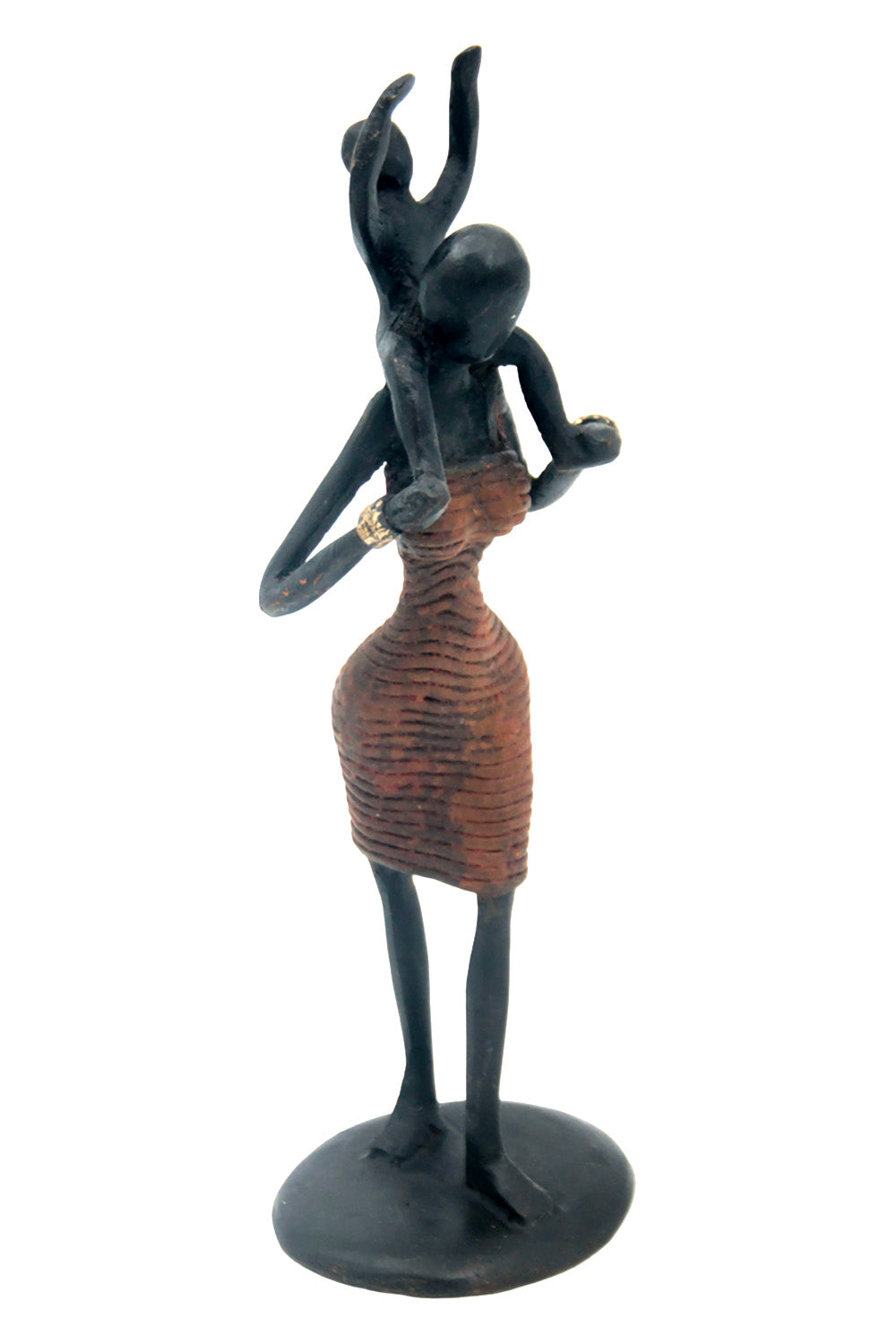 Bronze Ibrahim Dermé 20 cm marron n°3 Bronzes d'Afrique