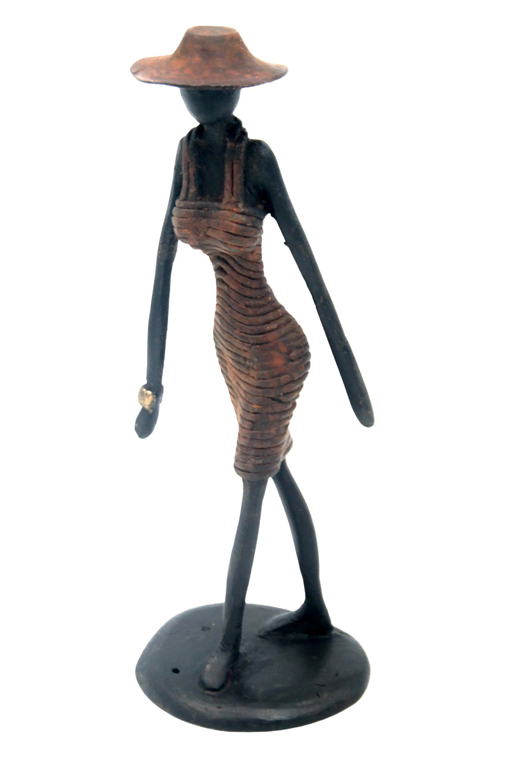 Bronze Ibrahim Dermé 20 cm marron n°4 Bronzes d'Afrique