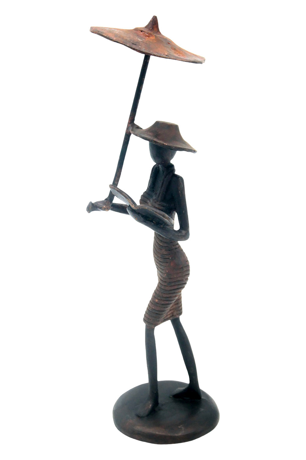 Bronze Ibrahim Dermé 20 cm marron n°5 Bronzes d'Afrique